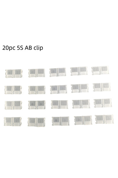Choice مشبك 5S AB، 20 قطعة، مشبك AB، 20 قطعة، بطارية ليثيوم للطائرات النموذجي...