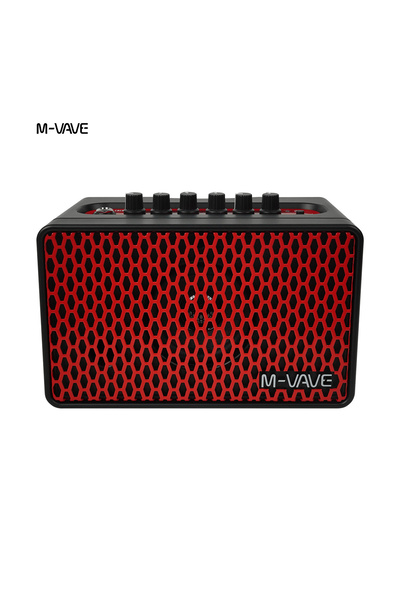 Choice M-VAVE SP100 Red Mini Guitar Amplifier: APP Control, 8H Battery & OTG ...