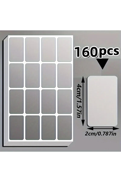 Choice 160 قطعة من ملصقات التعريف، سهلة التمزيق دون ترك أي أثر للصمغ، مناسبة ...