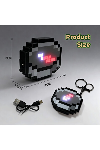 Choice بوصلة بكسل قابلة لإعادة الشحن، تصميم طرفي بكسل، لعبة صغيرة متحركة