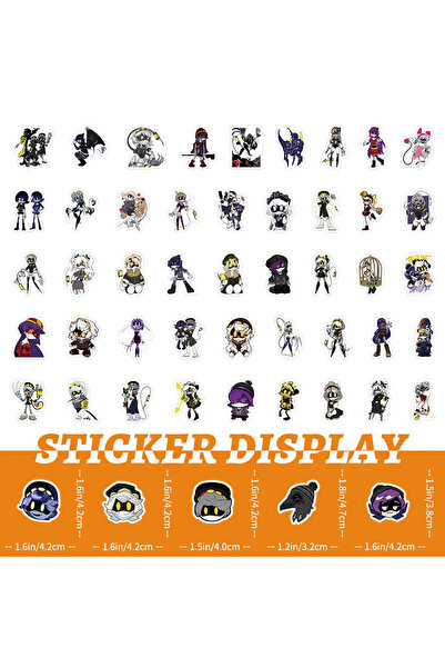 Choice 100pcs 50/100PCS Anime Murder Drones Sticker Cartoon Cute Graffiti Wat...