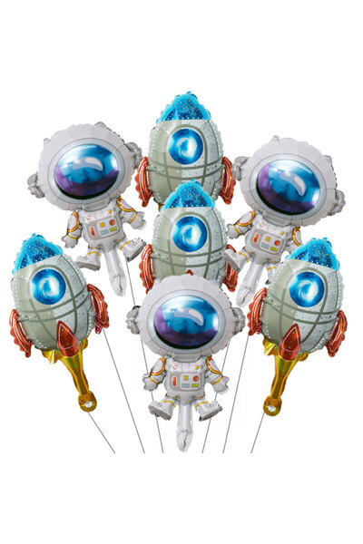 Choice 43x28cm as the picture 20pcs Outer Space Theme Foil Balloons Mini Astr...