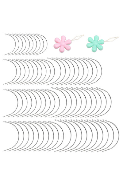 Choice 70pcs needle Zxiixz 70Pcs Curved Sewing Needles Leather Hand Sewing Ne...