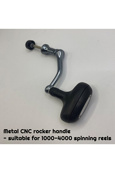 Choice مقبض بكرة صيد معدني CNC قطعة واحدة، مقاس 1000-4000S، مقبض بديل لبكرة ا...