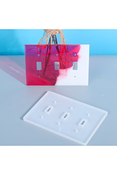 Choice 01 DIY Resin Casting Moulds: 7 Switch Plate Panel Moulds Mirror Finish...