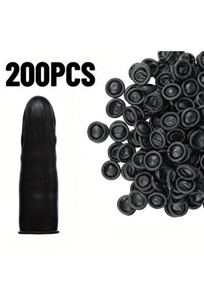 Choice أغطية أصابع سوداء للاستخدام مرة واحدة - 200 قطعة (100/200/300 قطعة) - ...
