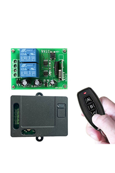 gözeler 433Mhz 2 Kanal Alıcı + 1 Kumanda