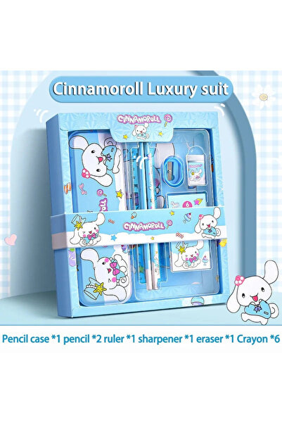 Choice علبة هدايا أدوات مكتبية من بي بي كورومي ميلودي سينامورول، للأولاد والب...