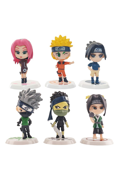 Choice مجموعة من 6 قطع من شخصيات ناروتو: ساسكي، غارا، أوتشيها، مادارا، بطول 7...