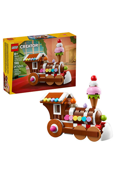 LEGO زينة قطار على شكل كعكة الزنجبيل رقم 40777