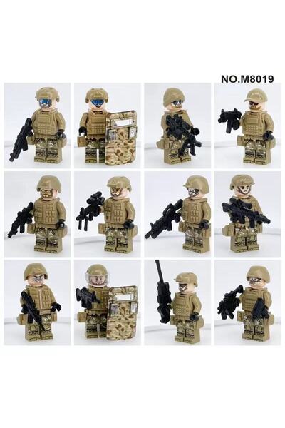 Choice 8019 M8022 دمية بشرية مموهة لجنود رينجر، مكعبات بناء صغيرة، لعبة دمية ...