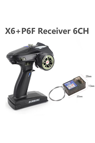 Choice3 جهاز تحكم عن بعد X6 مع P6F DumboRC 2.4G X6 6CH X4 4CH مع وحدة تحكم P6...