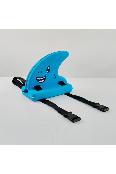 Choice لوح عوامة ظهر للأطفال باللون الأزرق، لوح عوامة ظهر على شكل زعنفة قرش، ...