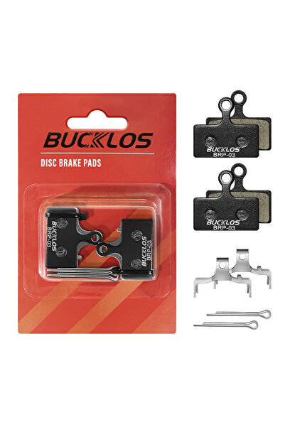 Choice وسادات فرامل الدراجات الهوائية BUCKLOS RESIN-2PC لـ G01S F01A MTB، وسا...