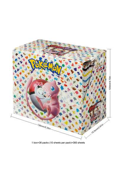 BANDAI 1box 360Pcs English Pokémon TCG: Scarlet Violet 151 Box Pokemon trade ...