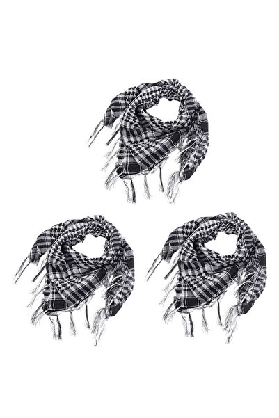 Choice 3 قطع/1/3/6 قطع من الشماغ الأبيض الكلاسيكي للحماية من الشمس، كوفية عربية