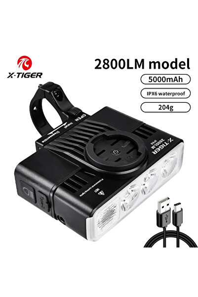 Choice مصابيح الدراجة QD-2302 X-TIGER 1700LM عالية السطوع IPX6 مقاومة للماء ل...