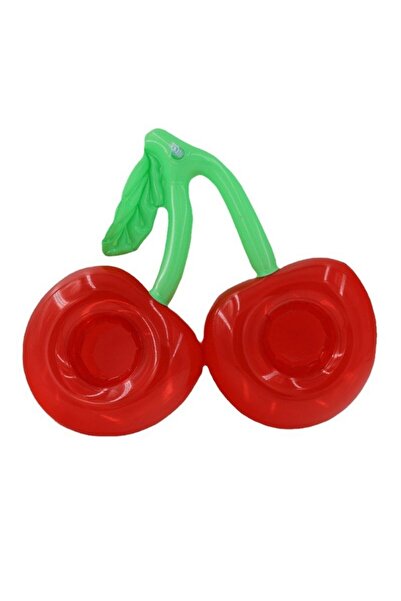 Choice حامل أكواب قابل للنفخ عائم، قطعة واحدة، أحمر، لحمام السباحة، حلقة مشرو...