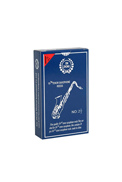 Choice Blue 10Pcs/Set Bb Tenor Saxophone Reed 2.5 Strength B Flat Tenor Saxop...