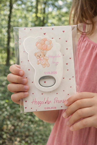 Caldium Store Kartlı Poşetli Hoşgeldin Temalı Ayak İzi Açacak Magnet 10 Adet ...