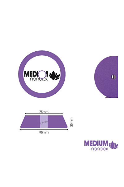 Nanolex Car Care Burete Polish Mediu Nanolex Polishing Pad Medium, 95x25x75 D...