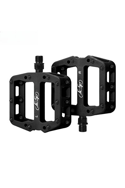 Choice دواسات دراجة جبلية سوداء مانعة للانزلاق، دواسات ركوب، محامل، أسطح مداس...