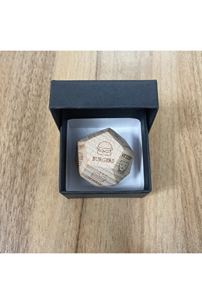 Choice Deep Sapphire 1 Gift Box for Valentine's Day Wooden Dice Gift, Couple ...