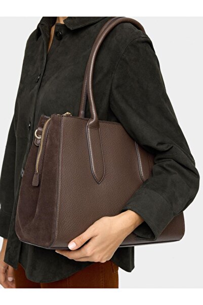 PARFOIS Deri Detaylı 13" Laptop Çantası