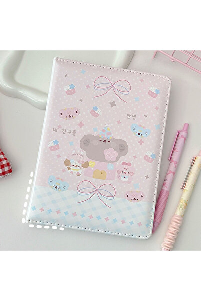 Choice Koala party Animal Party A5 Leather Color Page Hardcover Ins High-valu...