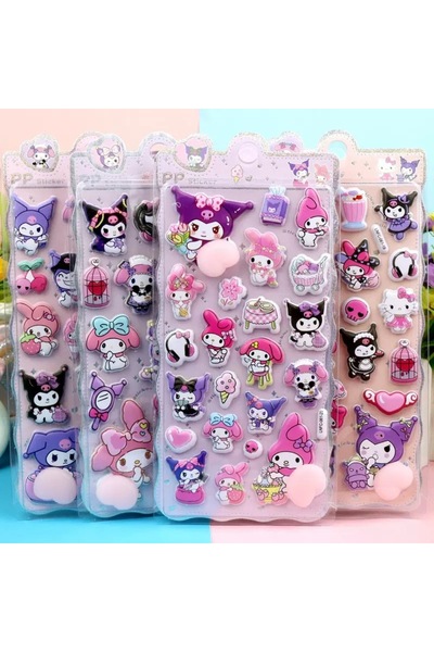 Choice6 ملصقات كرتونية ثلاثية الأبعاد عشوائية للأطفال، وملصقات إسفنجية ناعمة ...