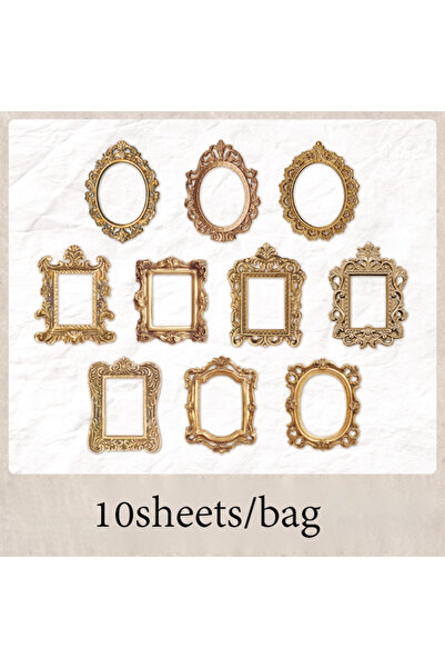 Choice5 3 بطاقات تجميعية منقوشة مجوفة بإطار نافذة، 10 أوراق/كيس، مناسبة لسجل ...