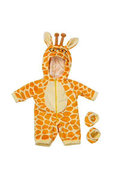 Choice طقم ملابس دمية زرافة، مقاس 16-18 بوصة/40-45 سم، طقم هودي لطيف على شكل ...