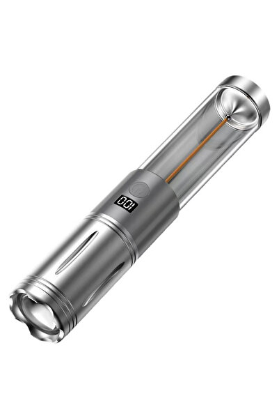 Choice مصباح تخييم 15 واط، 2 في 1، مصباح يدوي للتخييم مع خطاف تعليق، مصباح خي...