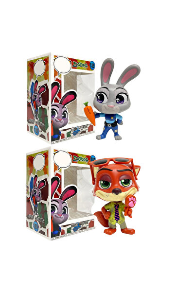 Choice1 قطعتان - مع علبة، قطعتان من زوتوبيا، جودي رابيت ونيك فوكس، نموذج مصنو...