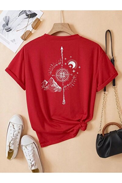 EYAX MODA Povratak Štampano okrugla kragna Dječja majica