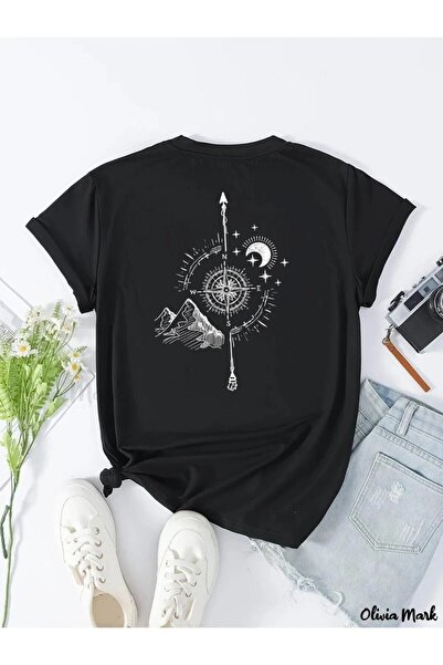 Gollinger Παιδικό μπλουζάκι με στάμπα στην πλάτη και λαιμόκοψη ποδηλάτου