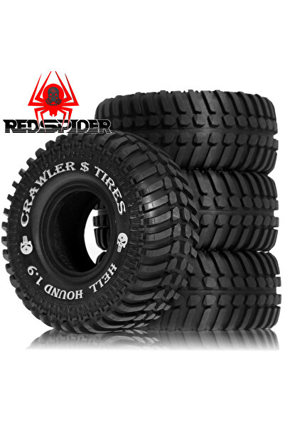 Choice 4 إطارات زاحفة للسيارات التي تعمل بالتحكم عن بعد مقاس 1.9 بوصة، قطر خا...