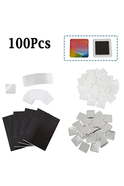 Choice 100Pcs Fridge magnet 100pcs Badge Button Maker Machine Materials Part ...