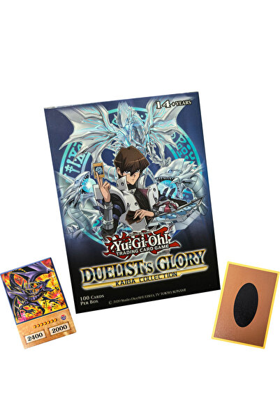 Choice BU100 100pcs Yu-Gi-Oh Anime Style Cards Blue Eyes KAIBA Style Yugioh D...