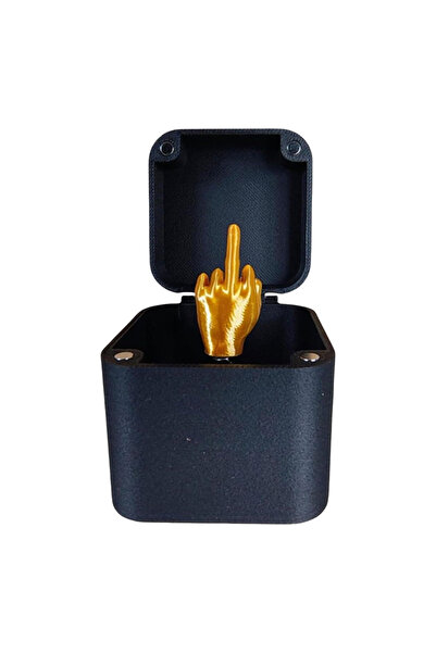 APWIKOGER إصبع أوسط أزرق ٥ سم في صندوق، صندوق إصبع أوسط مضحك، صندوق مفاجأة إص...