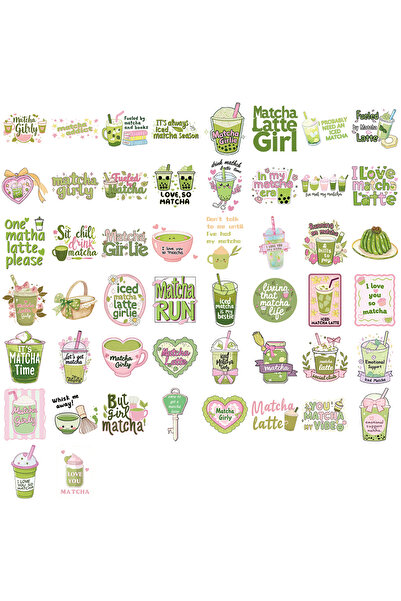 Choice ٥٠ قطعة من ملصقات ماتشا جيرل لأجهزة الكمبيوتر المحمول، ملصقات جمالية ل...