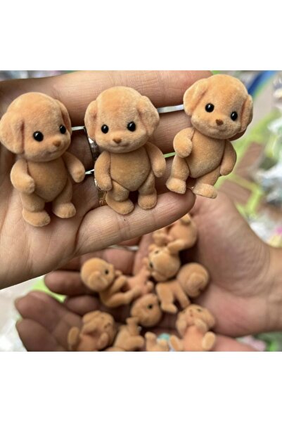 Choice مجموعة من 3 قطع من مجسمات كلاب البودل، حيوانات الغابة الأليفة، ضمن مجم...