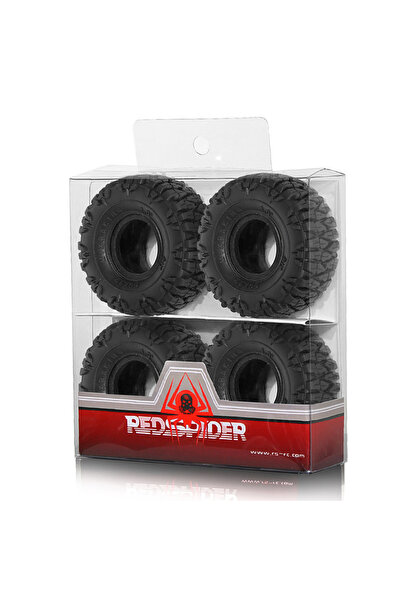 Choice 4 قطع من إطارات الزحف الناعمة واللزجة مقاس 1.0 بوصة، مناسبة لسيارات ال...