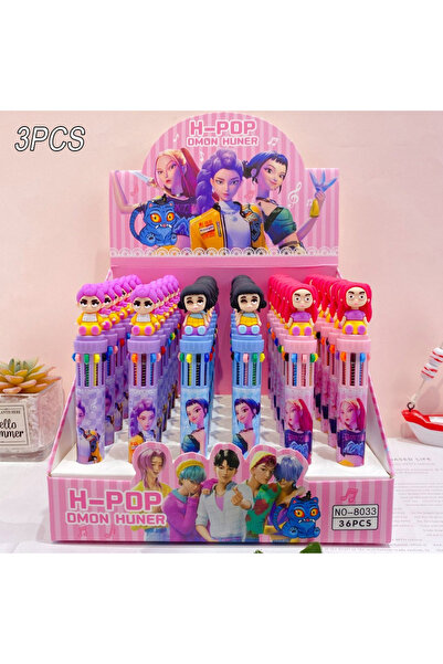 Choice أقلام حبر جاف متعددة الألوان (قطعة واحدة عشوائية، 1/3/12 قطعة، 10 ألوا...