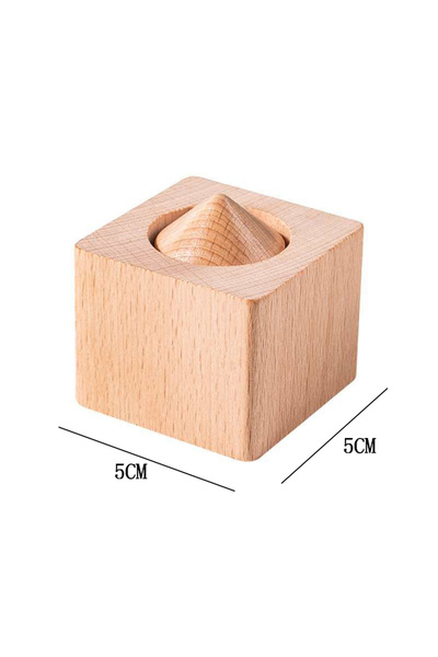 Choice مكعبات خشبية مستحيلة من نابوتشولاي، خدع سحرية عن قرب من أسطوانة، للأطف...