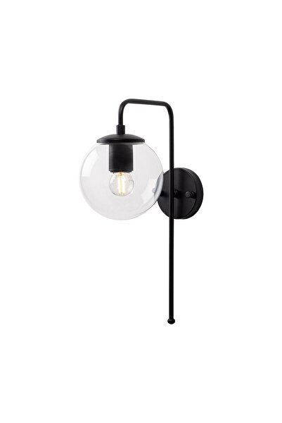 AmberLED Modern Single Pendant Chandelier with Fuzz Black for Entrance and Li...