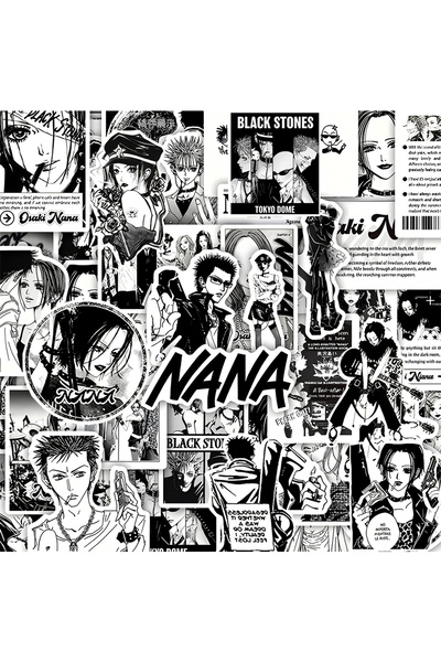 Choice ملصقات أنمي نانا من بانداي، 52 قطعة (10/30/52 قطعة)، باللونين الأبيض و...