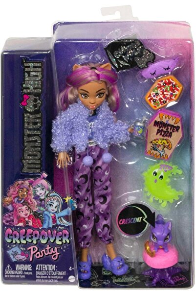 MONSTER HIGH Doll - Creepover Party, Clawdeen, 27 cm
