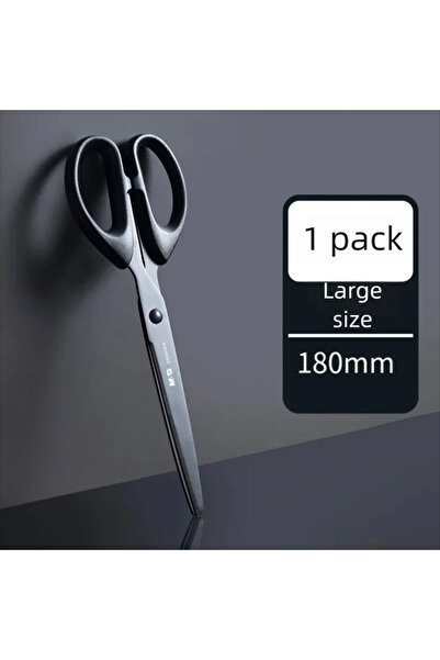 Choice1 180mm 1PC M&G Black Blade Scissors 160/180mm Rust-Proof Sharp for Stu...