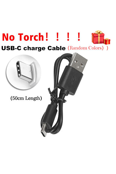 Choice مصباح يدوي LED صغير محمول قابل لإعادة الشحن من النوع C بقوة 550 لومن، ...